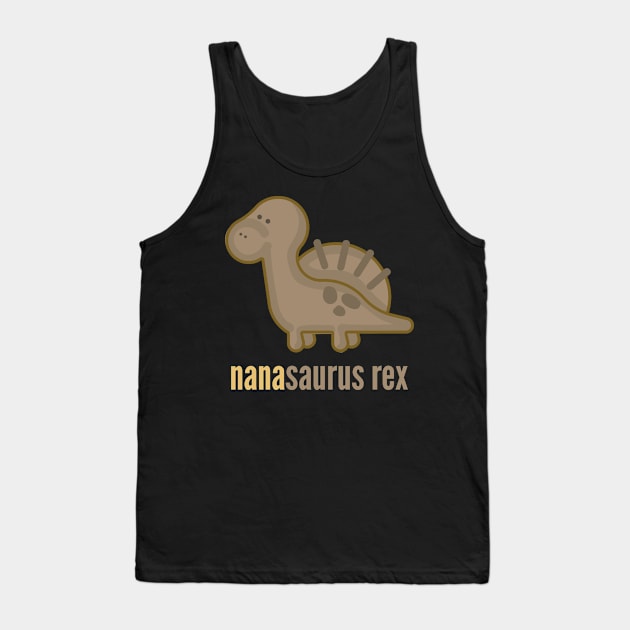 Nanasaurus Rex T-Shirt Dinosaur Family Shirts Tank Top by DoggyStyles